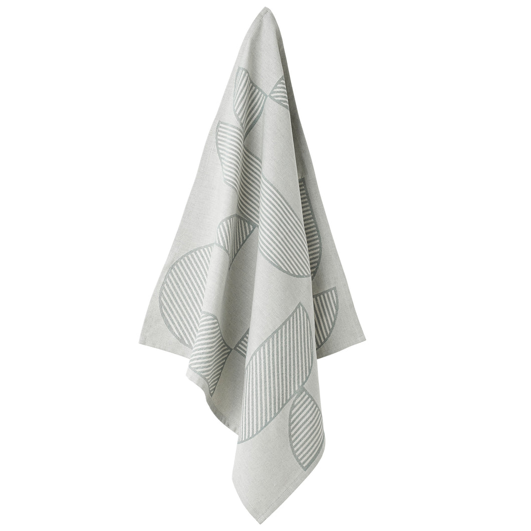 AYTM Figura Tea Towel in Mint/Light Grey