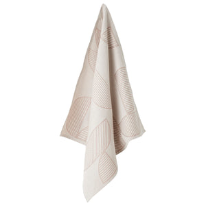 AYTM Figura Tea Towel in Rose/Light Grey