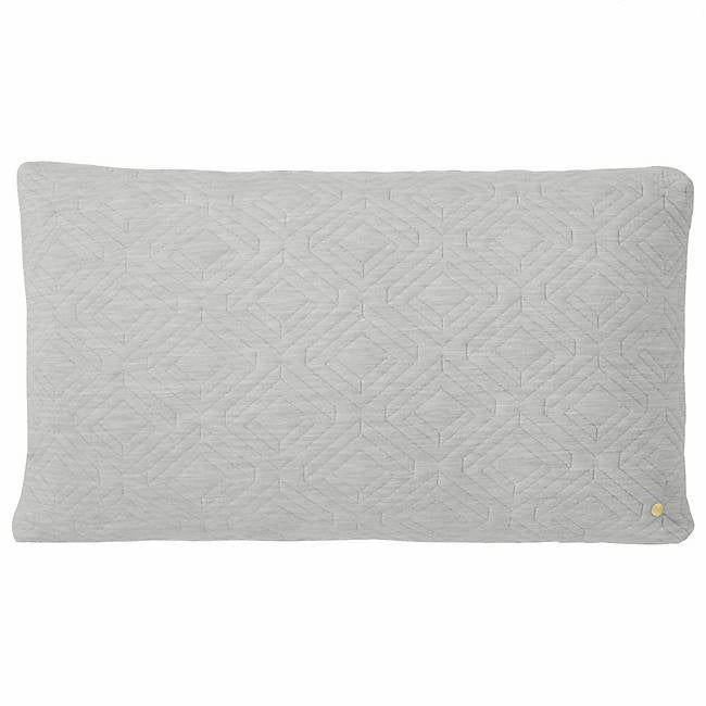 Ferm Living Quilt Cushion in Grey - Large