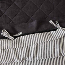 Load image into Gallery viewer, Everything Bed Linen Set - Ink + Shadow Stripe