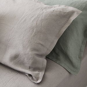 Everything Bed Linen Set - Sage + Stone