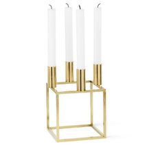 Load image into Gallery viewer, Kubus 4 Candleholder - Brass