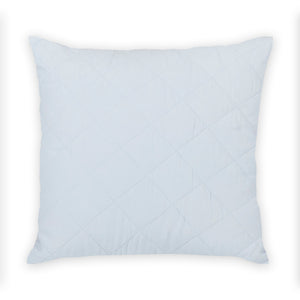 Diamond Quilted Pillow in Sky