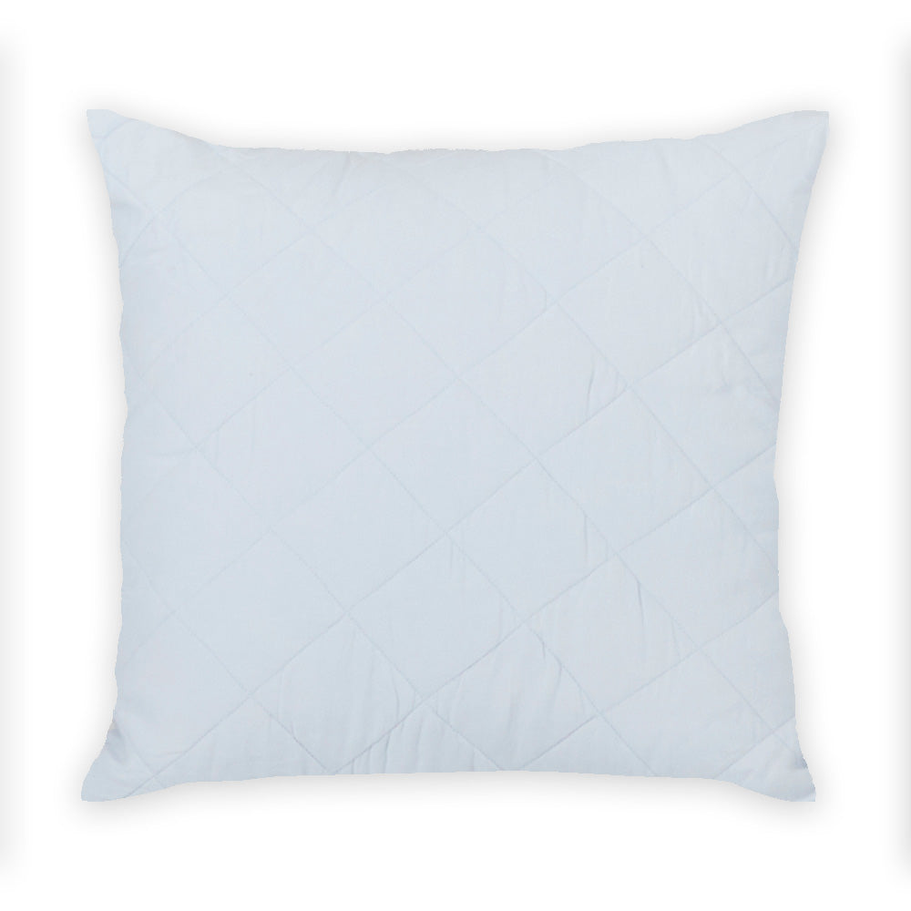 Diamond Quilted Pillow in Sky