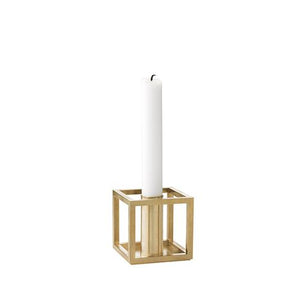 Kubus 1 Candleholder - Brass