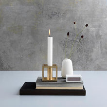 Load image into Gallery viewer, Kubus 1 Candleholder - Brass