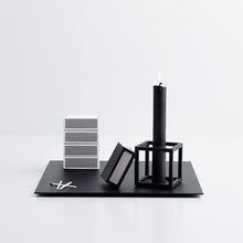 Load image into Gallery viewer, Kubus 1 Candleholder - Black