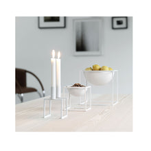 Load image into Gallery viewer, Kubus Line Candleholder - White